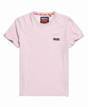 Superdry Orange Label Organic Cotton Vintage Férfi Pólók Rózsaszín | AOKDL1329